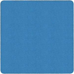 Americolors Solids Rugs-Classroom Rugs & Carpets-Blue Bird-6' x 6' Square-