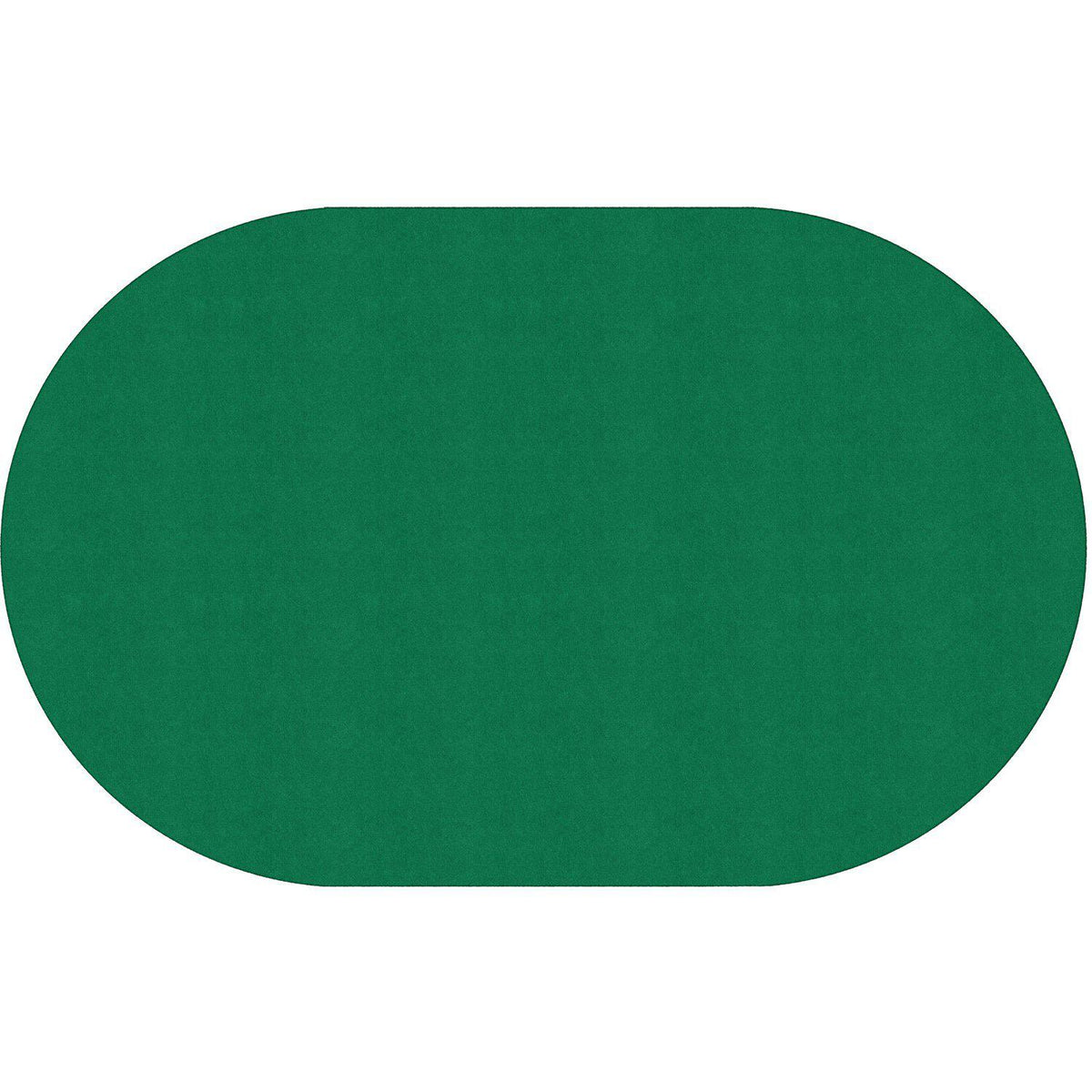 Americolors Solids Rugs-Classroom Rugs & Carpets-Clover Green-7'6" x 12' Oval-