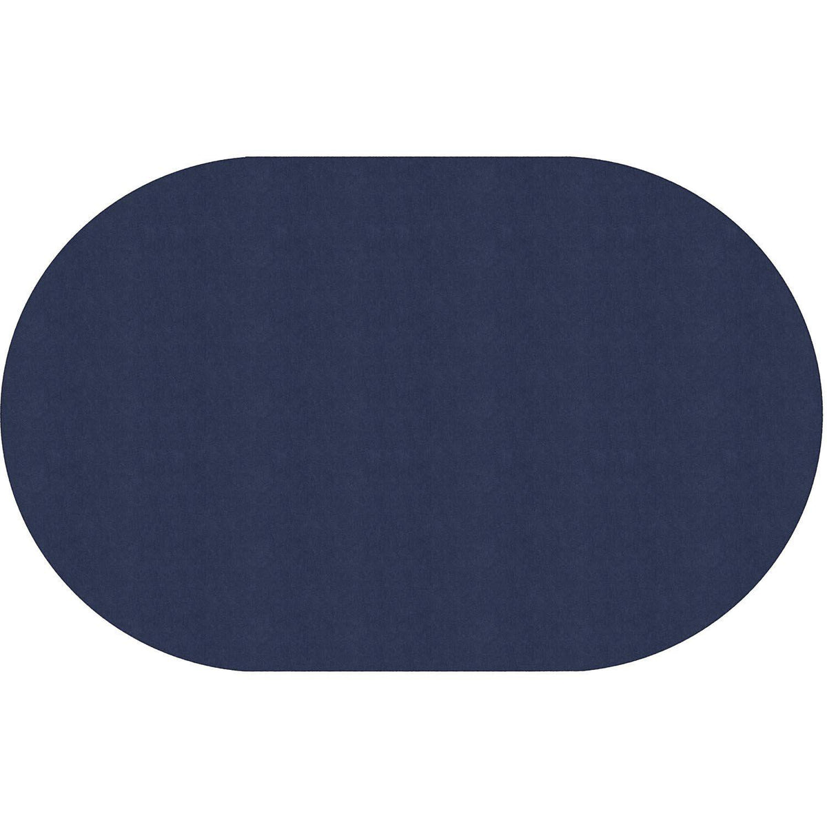 Americolors Solids Rugs-Classroom Rugs & Carpets-Navy-7'6" x 12' Oval-