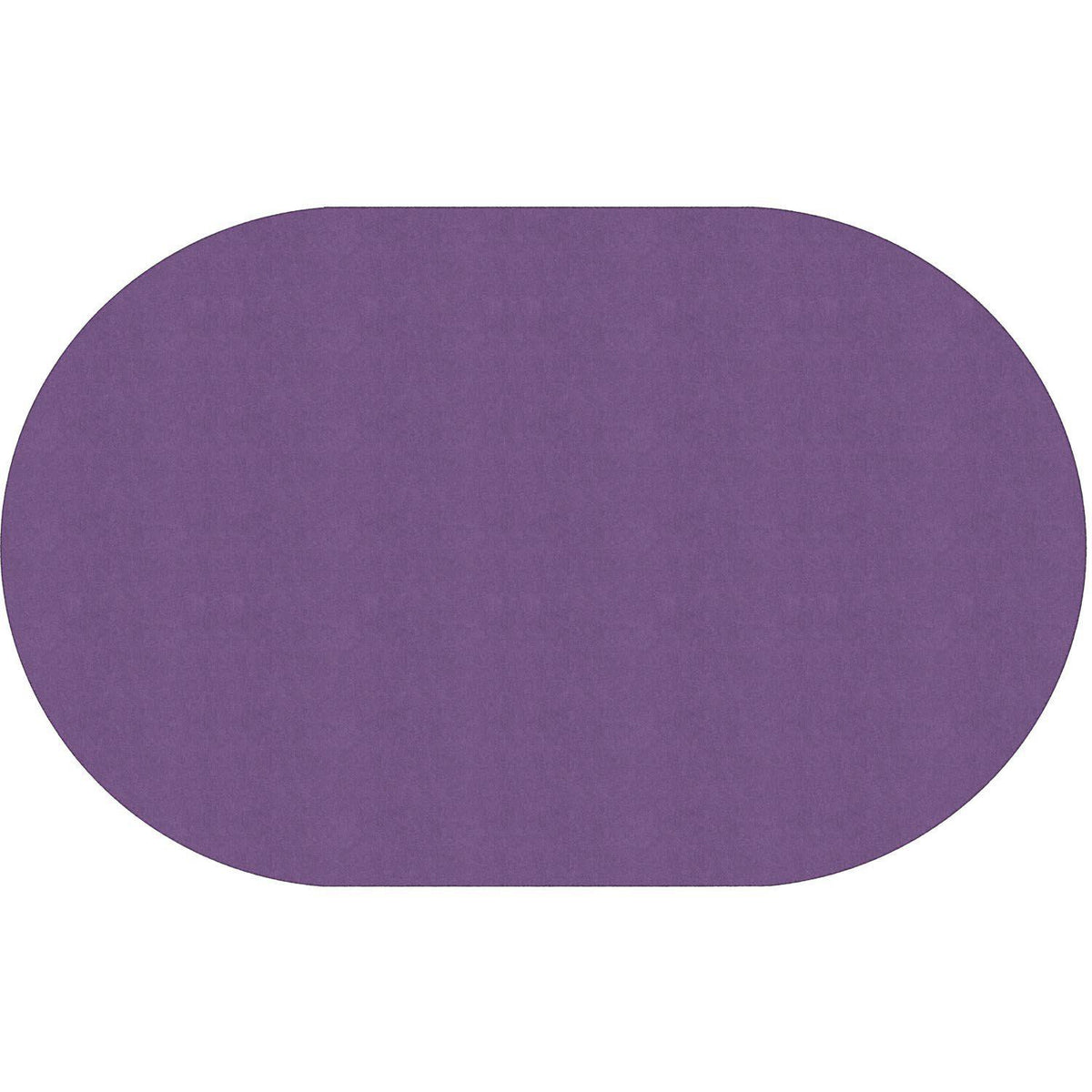 Americolors Solids Rugs-Classroom Rugs & Carpets-Pretty Purple-7'6" x 12' Oval-
