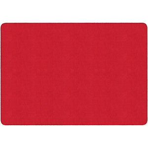 Americolors Solids Rugs-Classroom Rugs & Carpets-Rowdy Red-4' x 6' Rectangle-