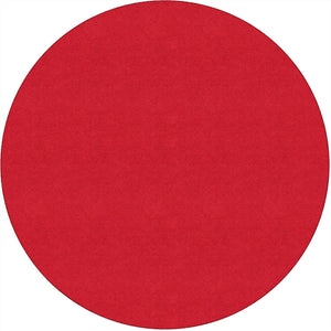 Americolors Solids Rugs-Classroom Rugs & Carpets-Rowdy Red-6' x 6' Circle-
