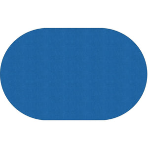 Americolors Solids Rugs-Classroom Rugs & Carpets-Royal Blue-7'6" x 12' Oval-