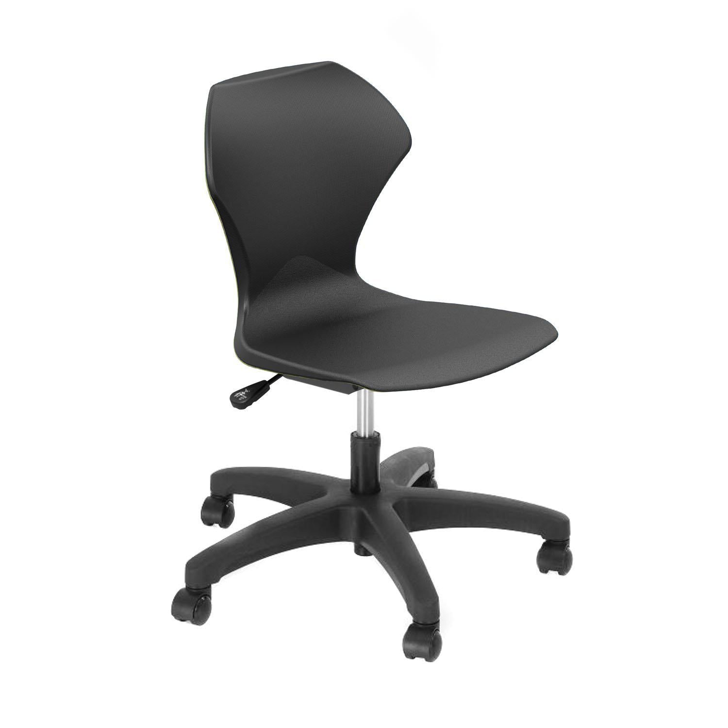 Apex Series Gas Lift Task Chair with 5-Star Base-Chairs-Black-