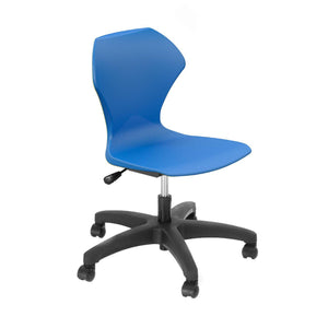 Apex Series Gas Lift Task Chair with 5-Star Base-Chairs-Blue-