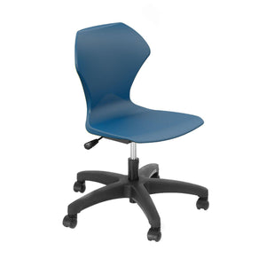Apex Series Gas Lift Task Chair with 5-Star Base-Chairs-Navy-