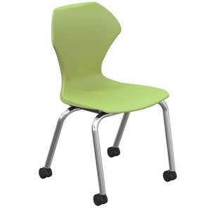 Apex Series Mobile Caster Chair-Chairs-18"-Apple-