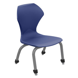 Apex Series Stack Chairs-Chairs-12"-Navy-Gray