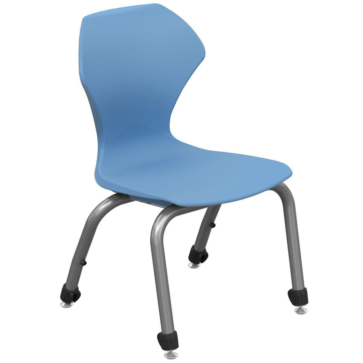 Apex Series Stack Chairs-Chairs-14"-Blueberry-Gray