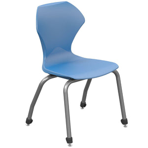 Apex Series Stack Chairs-Chairs-16"-Blueberry-Gray