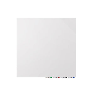 Aria Low Profile Glass Whiteboard-Boards-Magnetic-4'H x 4'W-