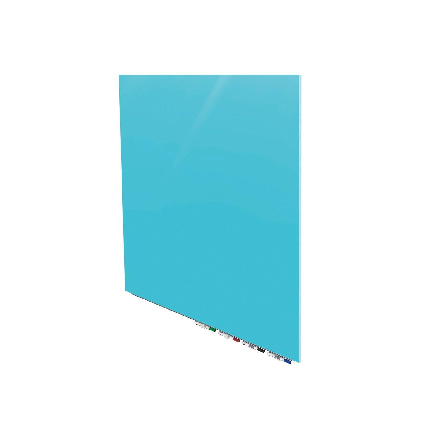 Aria Low Profile Glassboard, Non-Magnetic, Square, 4' x 4'