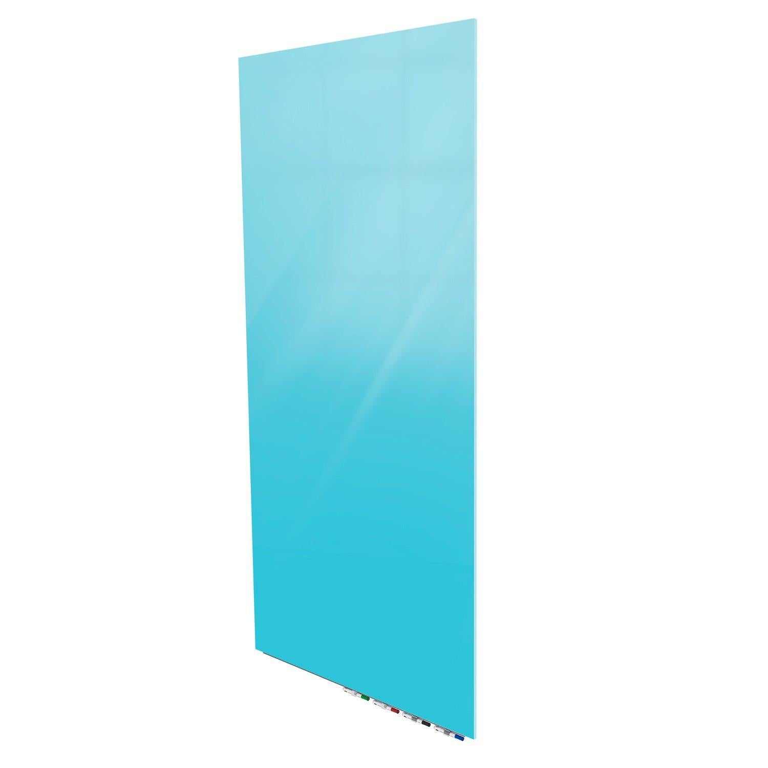 Aria Low Profile Glassboard, Non-Magnetic, Vertical, 10' x 4'