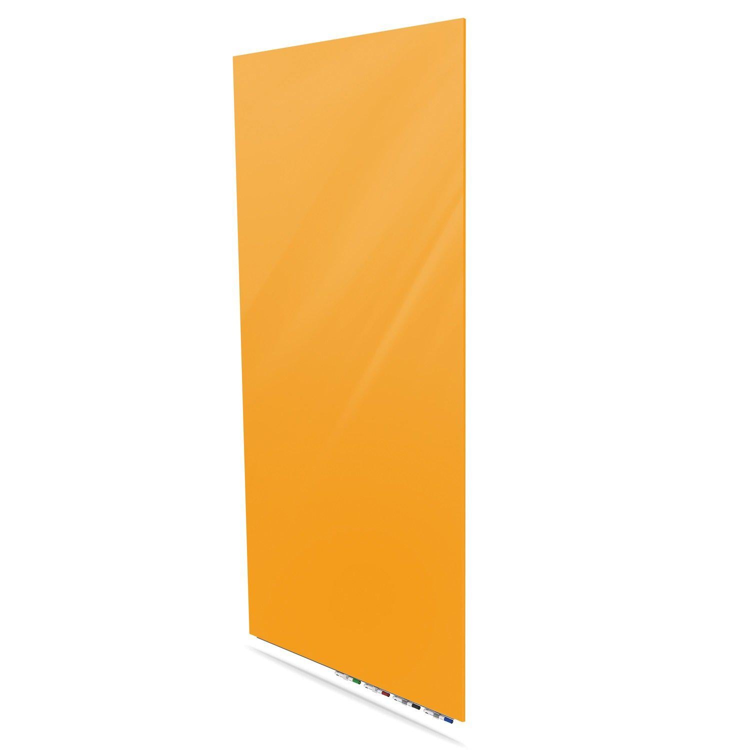 Aria Low Profile Glassboard, Non-Magnetic, Vertical, 5' x 4'