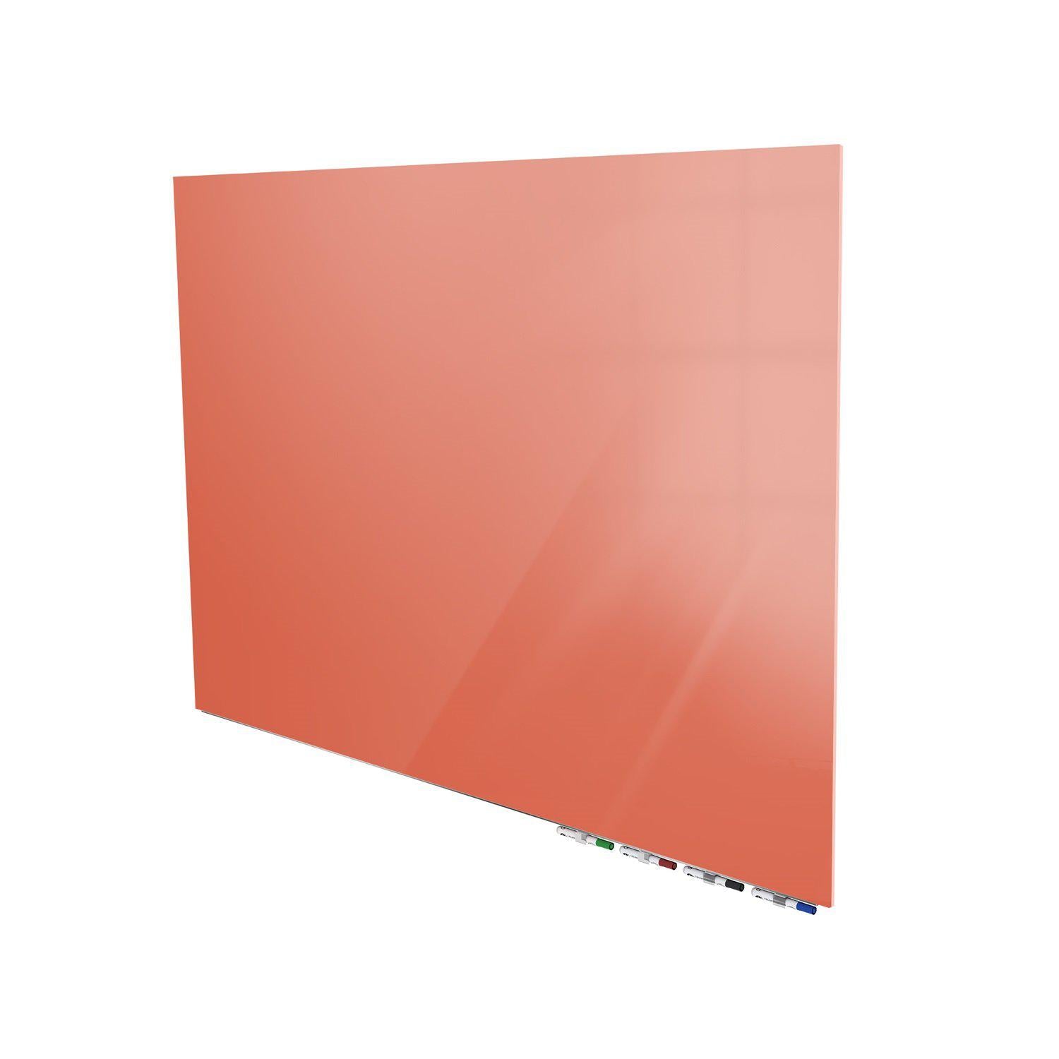 Aria Low Profile Glassboard, Magnetic, Horizontal, 4' x 5'