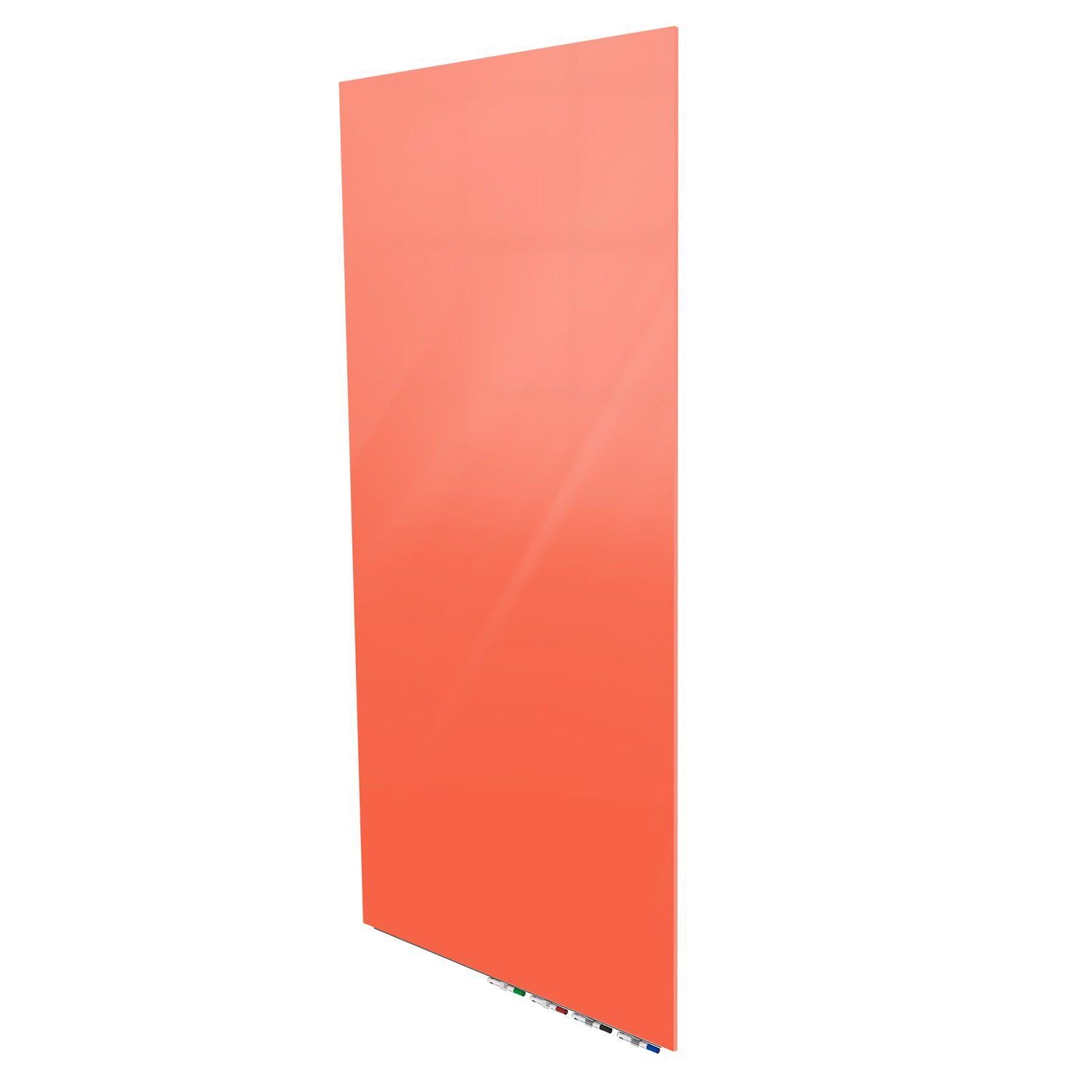 Aria Low Profile Glassboard, Non-Magnetic, Vertical, 6' x 4'