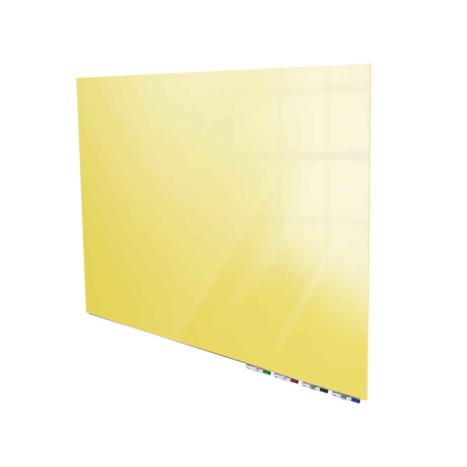Aria Low Profile Glassboard, Magnetic, Horizontal, 4' x 8'