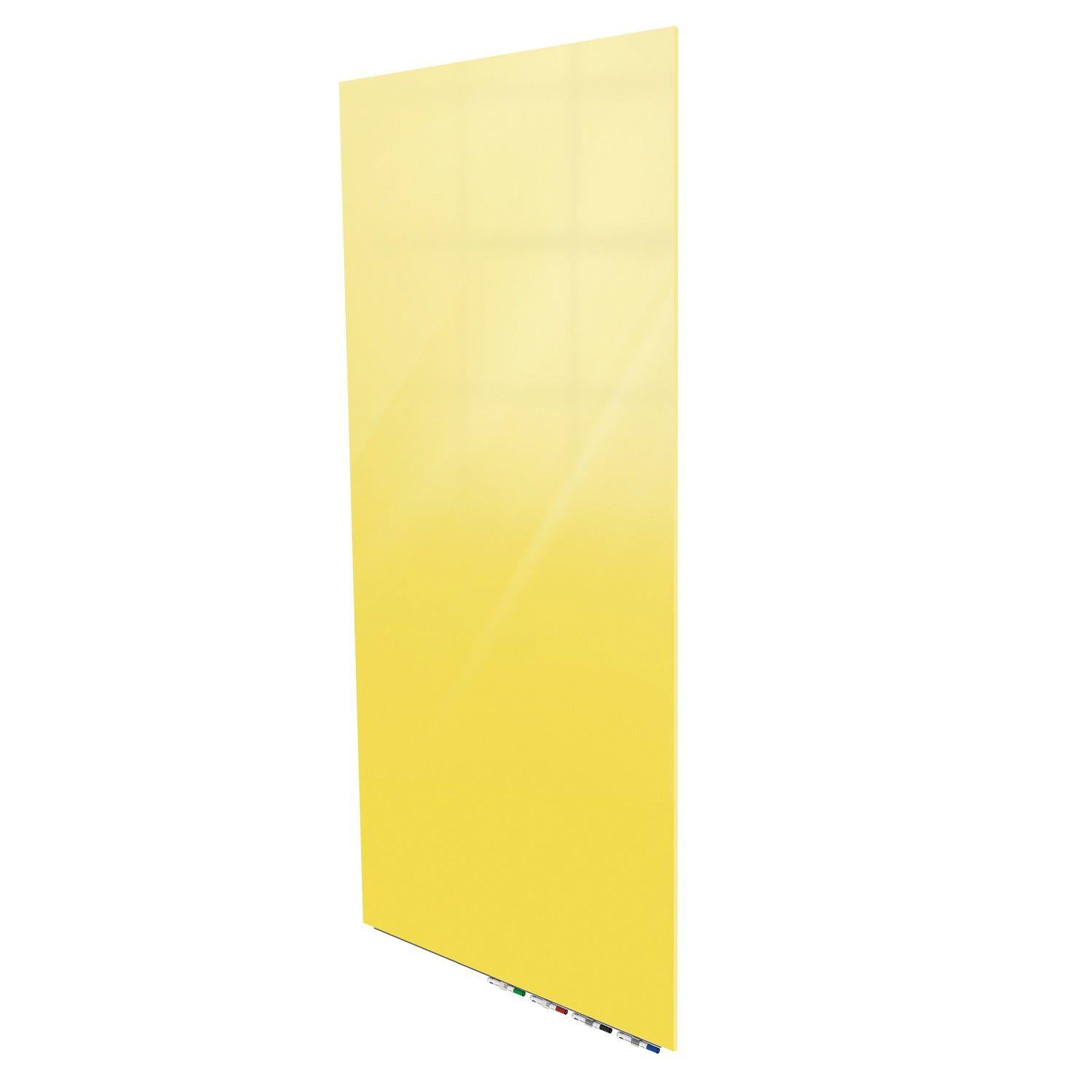 Aria Low Profile Glassboard, Non-Magnetic, Vertical, 8' x 4'