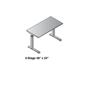 Ascend II 3-Stage Electric Height Adjustable L-Shape Tables - NextGen  Furniture, Inc.