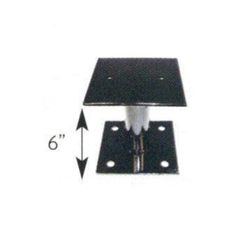 6˝ Surface Mount for Waste Receptacles