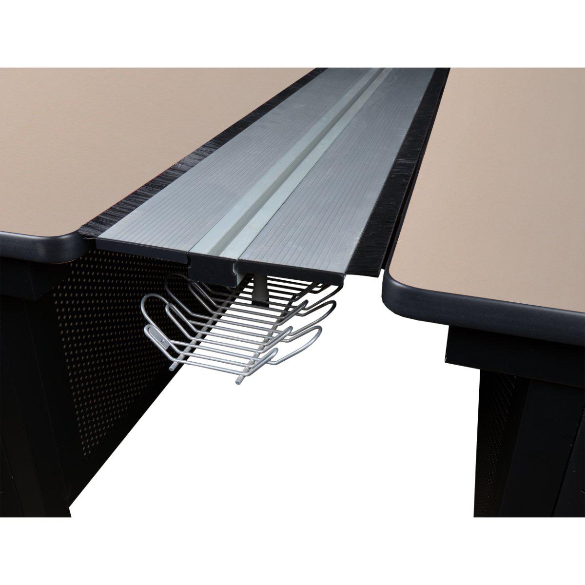 Fusion 48" x 58" Benching Station with Privacy Panel