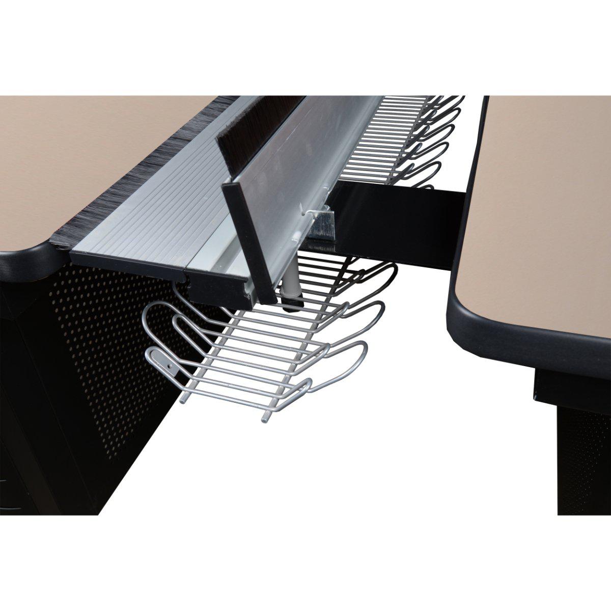 Fusion 96" x 58" Double Benching System with Privacy Panel