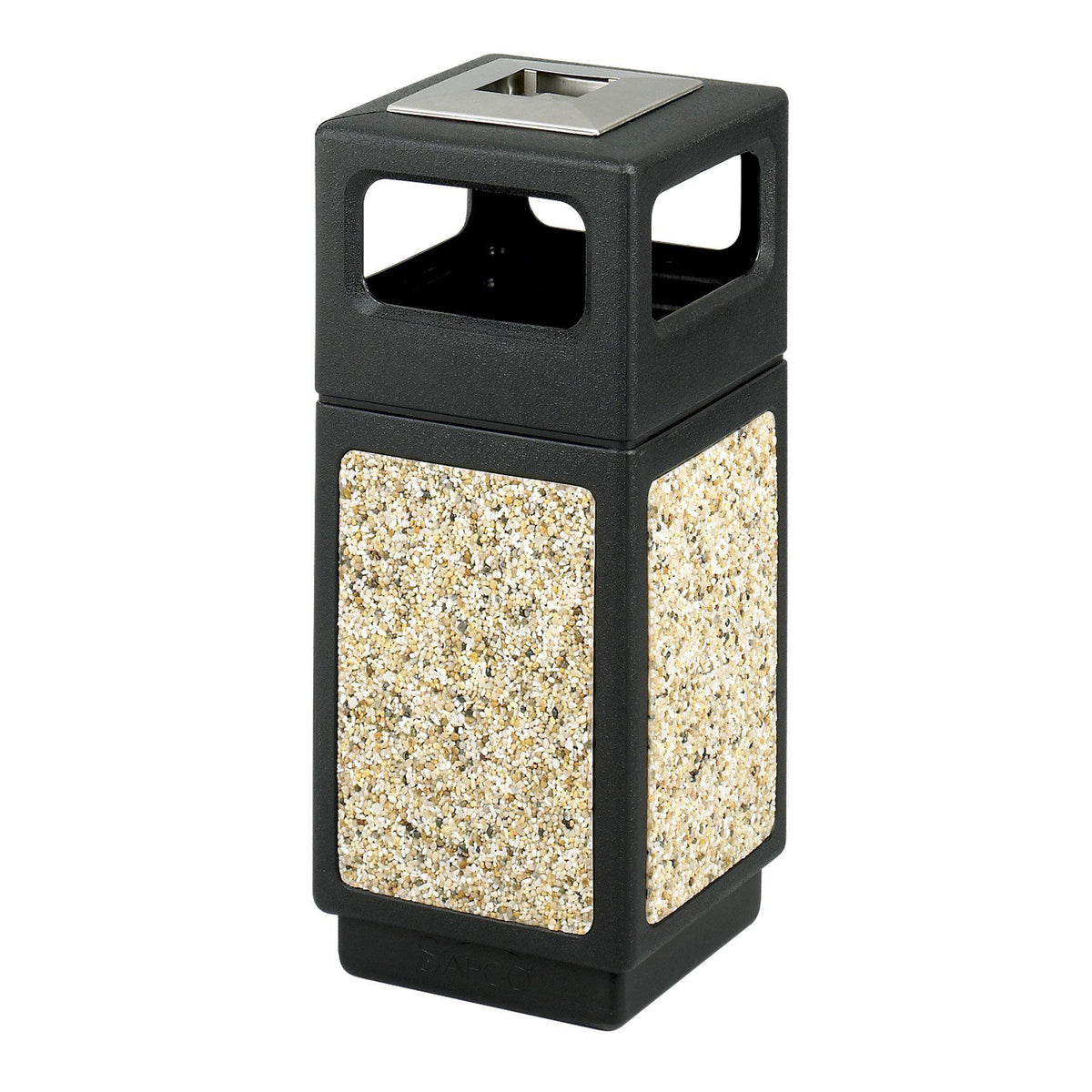Canmeleon™ Aggregate Panel, Ash Urn/Side Open, 15 Gallon-Black-