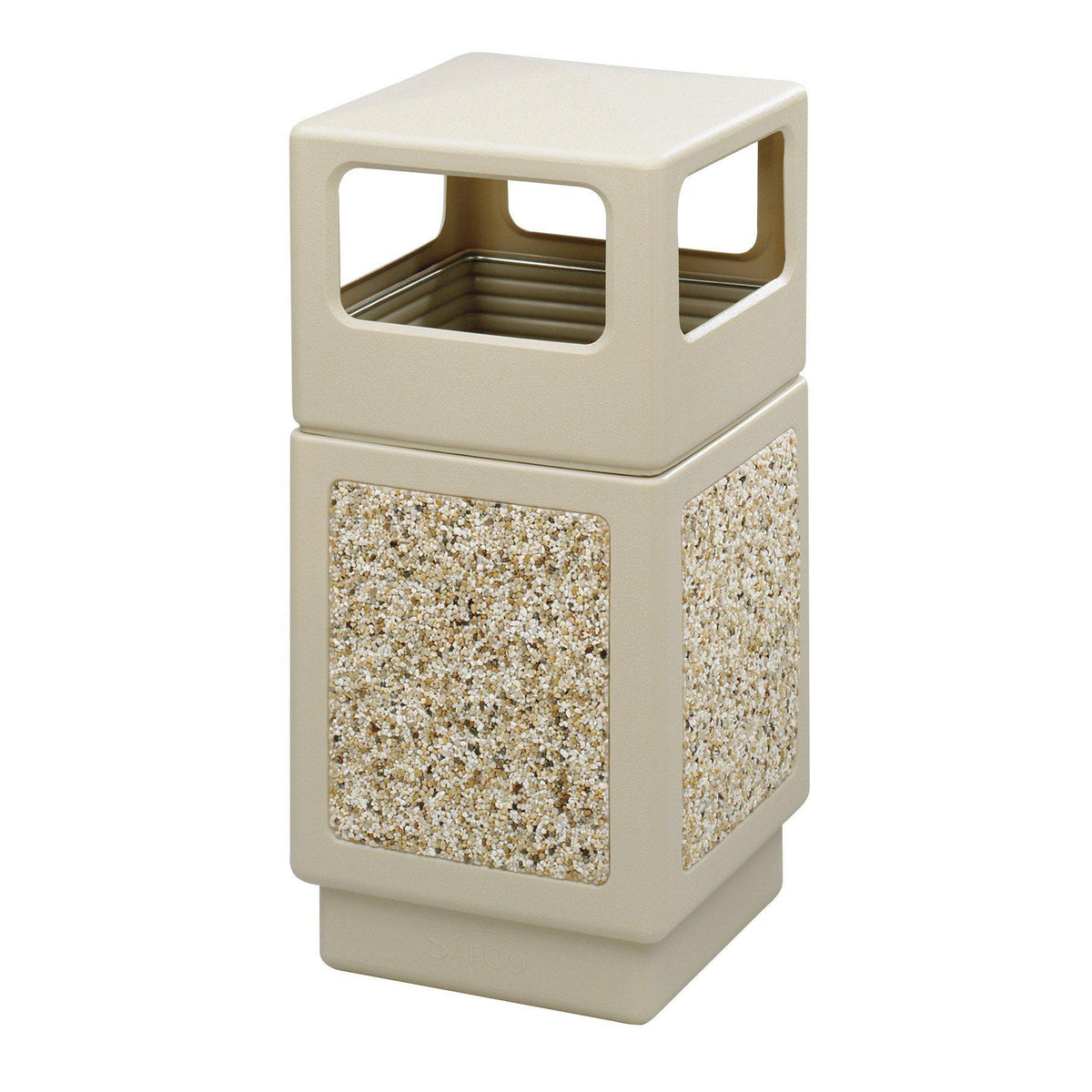  Canmeleon™ Aggregate Panel, Side Open, 38 Gallon, Tan
