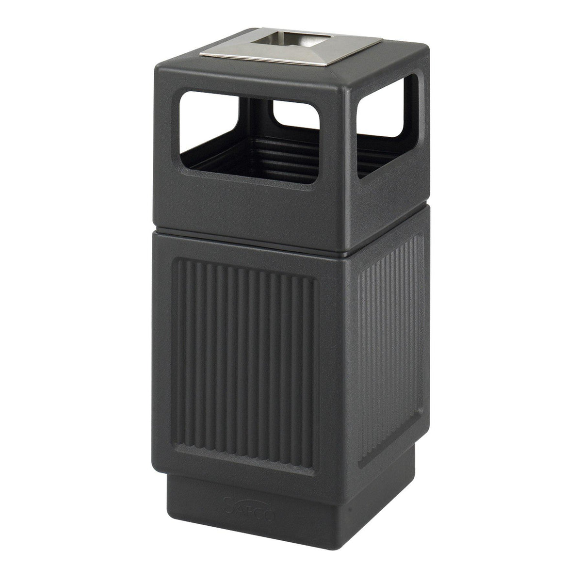 Canmeleon™ Recessed Panel, Ash Urn, Side Open, 38 Gallon-Black-