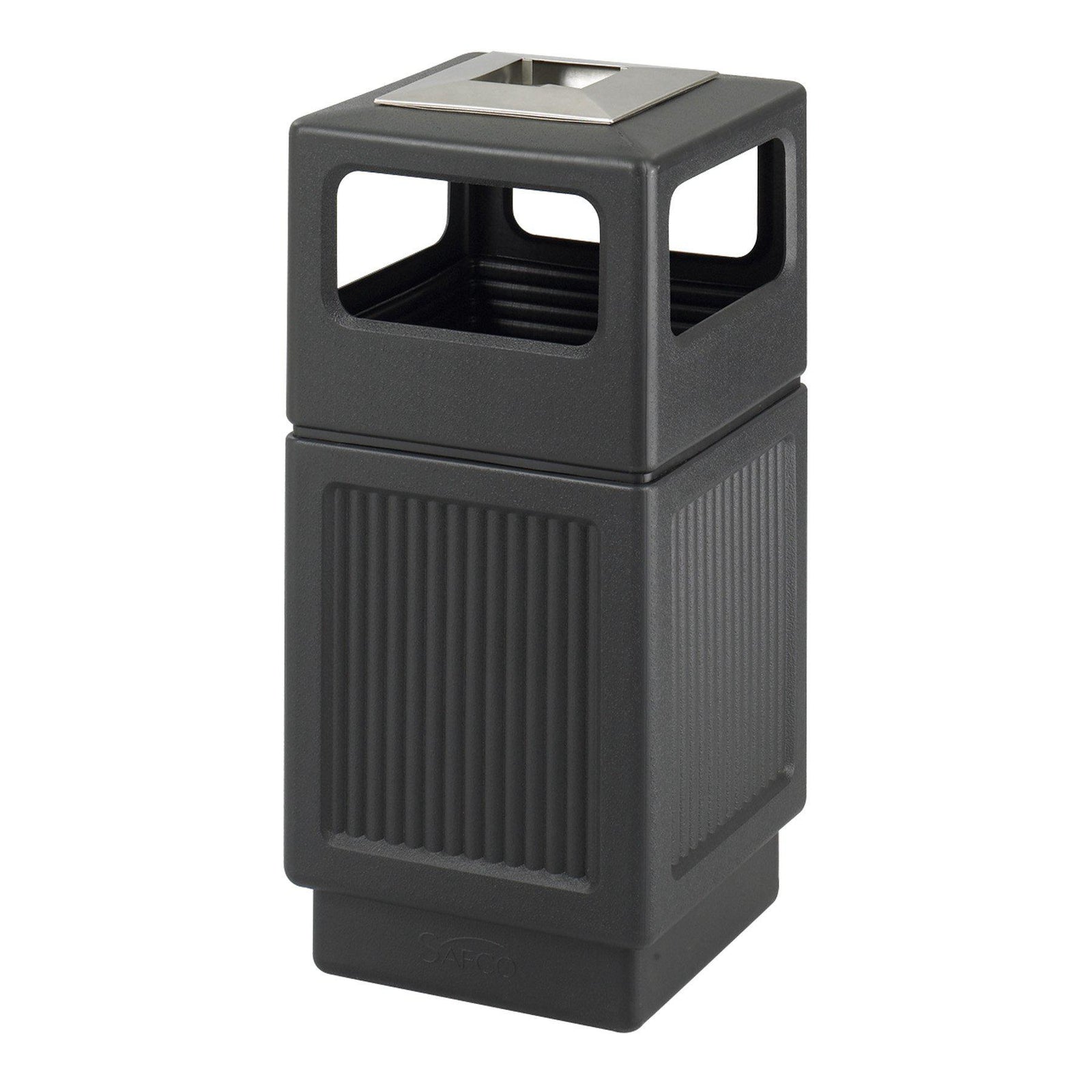 Canmeleon™ Recessed Panel, Ash Urn, Side Open, 38 Gallon-Black-