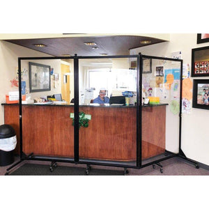 Screenflex Clear Room Divider