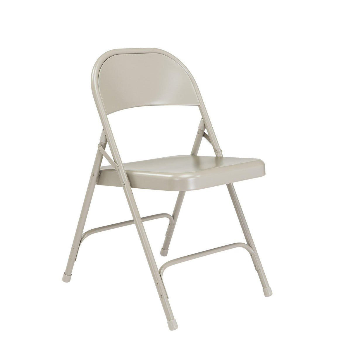Choice All-Steel Folding Chair (Carton of 4)-Chairs-Grey-