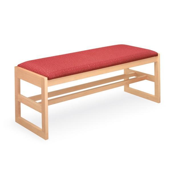 Class Act Bench with Upholstered Seat, 48"W, FREE SHIPPING