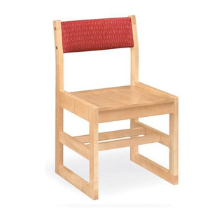 Class Act Chair with Upholstered Back, Sled Base, FREE SHIPPING
