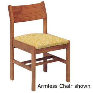 Class Act Arm Chair with Upholstered Seat, 4 Legs, FREE SHIPPING