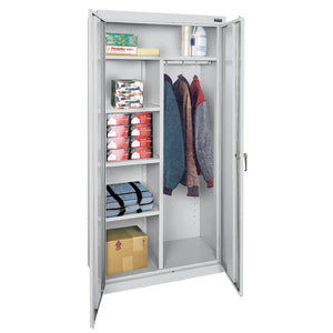 Classic Series Combination Storage Cabinet, 36 x 18 x 72, Dove Gray