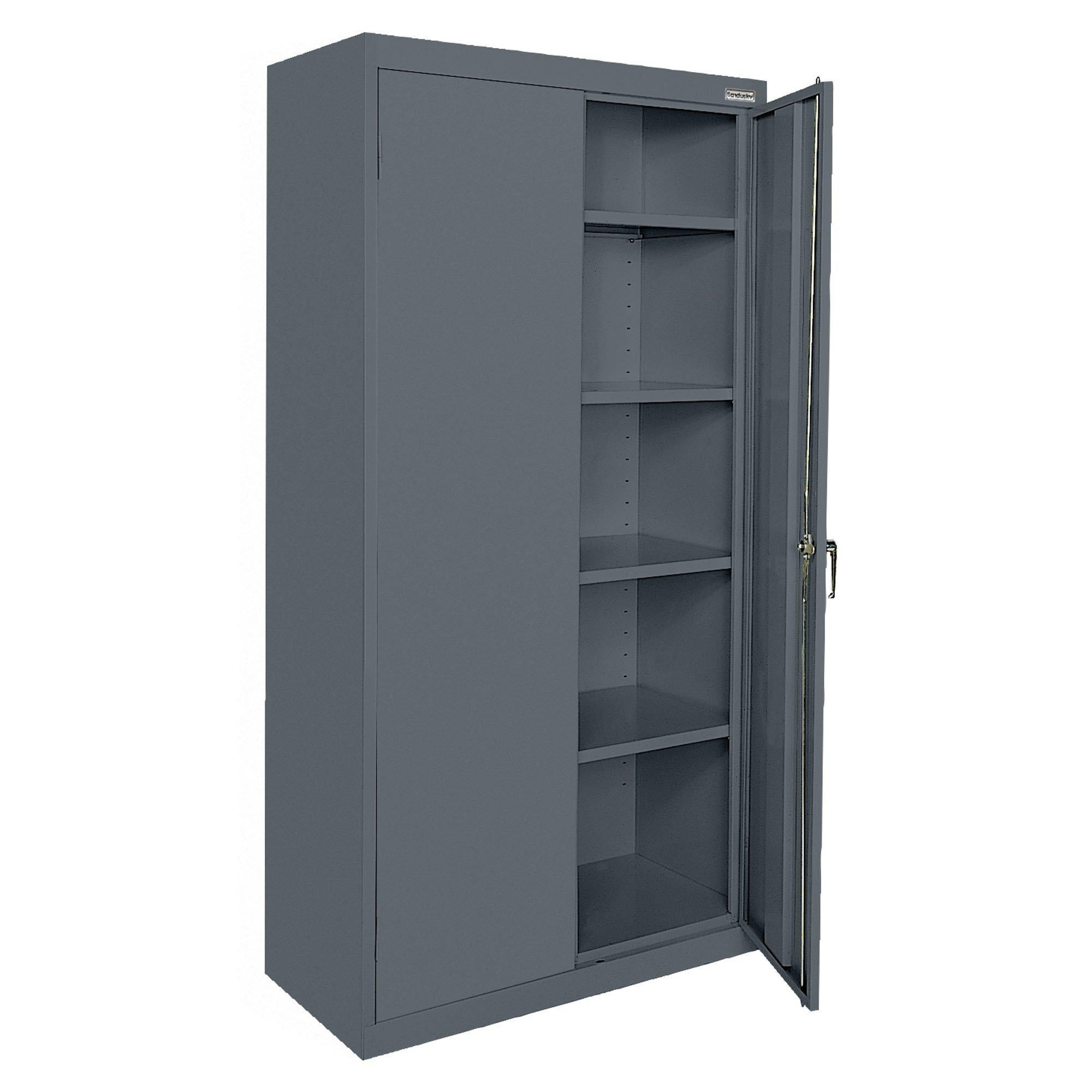 Classic Series Storage Cabinet, 36 x 18 x 72, Charcoal