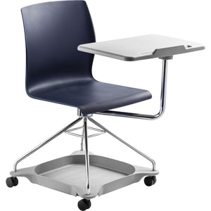 CoGo Chair on the Go Mobile Tablet Chair-Chairs-Blue with Grey Base & Tablet-