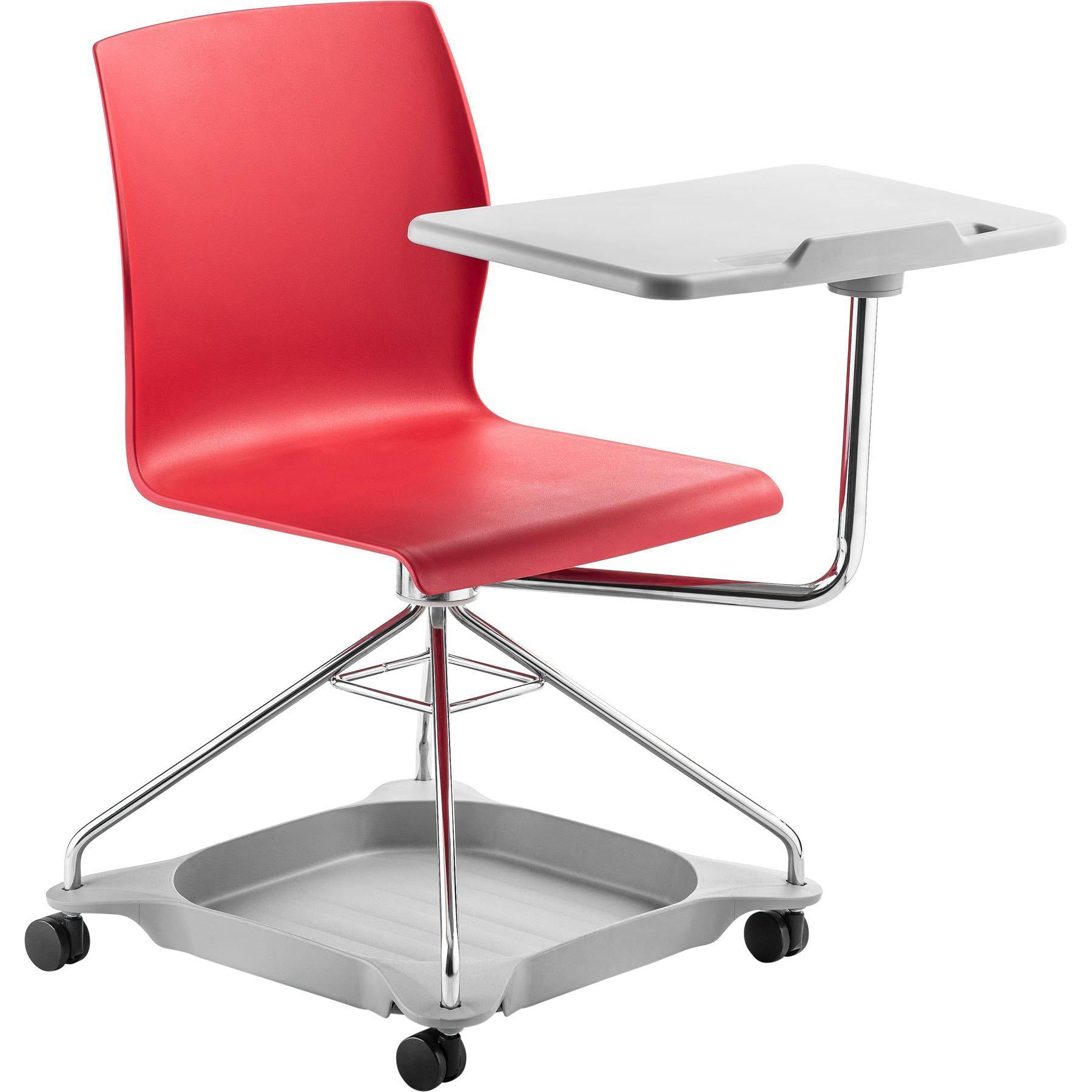 CoGo Chair on the Go Mobile Tablet Chair-Chairs-Red with Grey Base & Tablet-