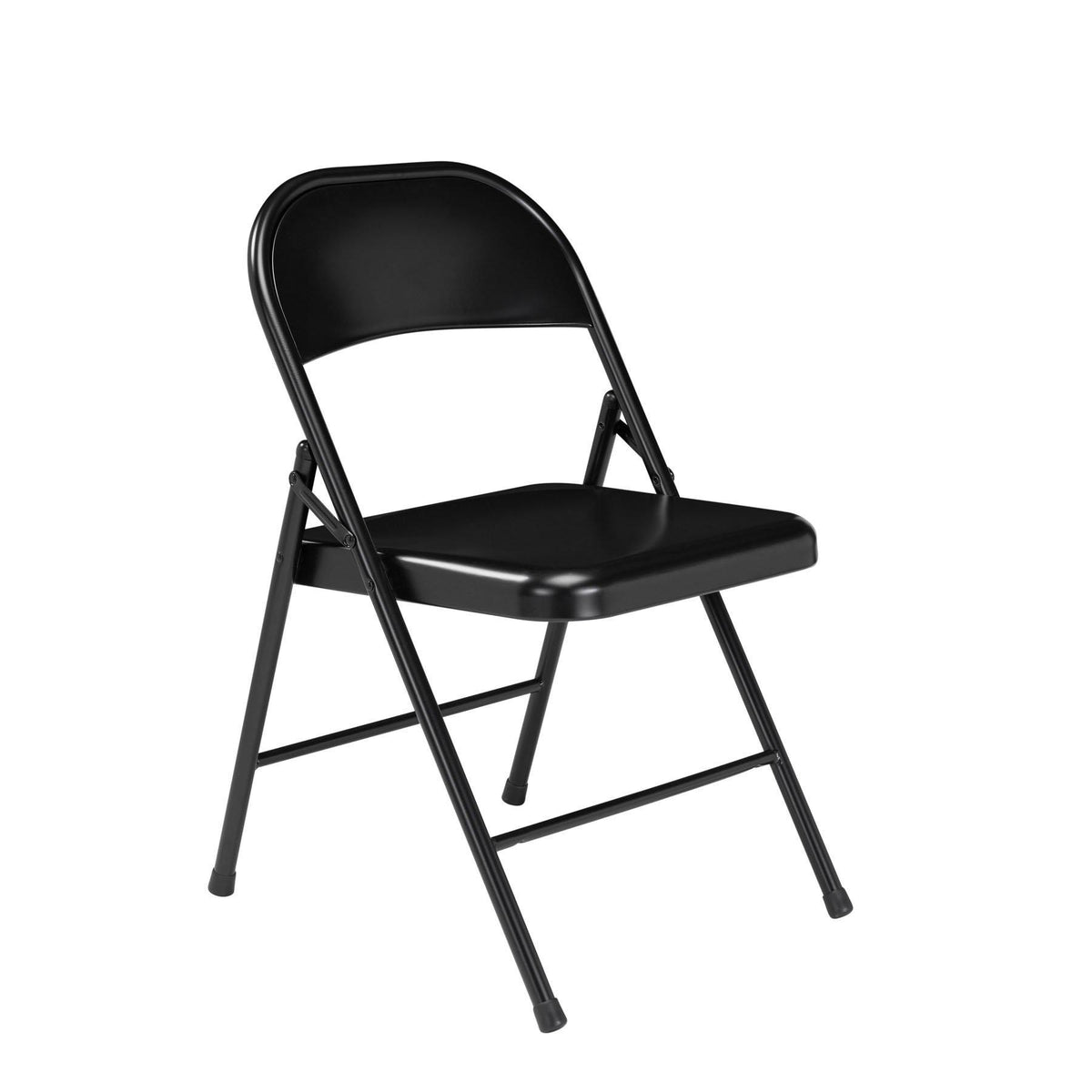 Commercialine All-Steel Folding Chair (Carton of 4)-Chairs-Black-