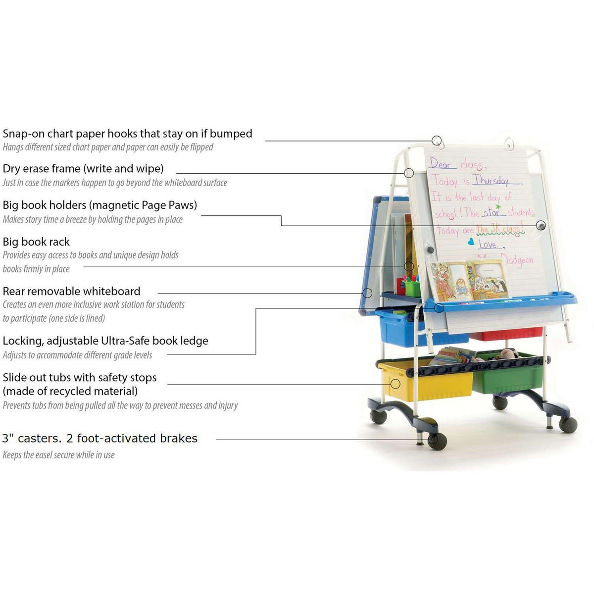 Copernicus Royal Reading/Writing Center-Boards-