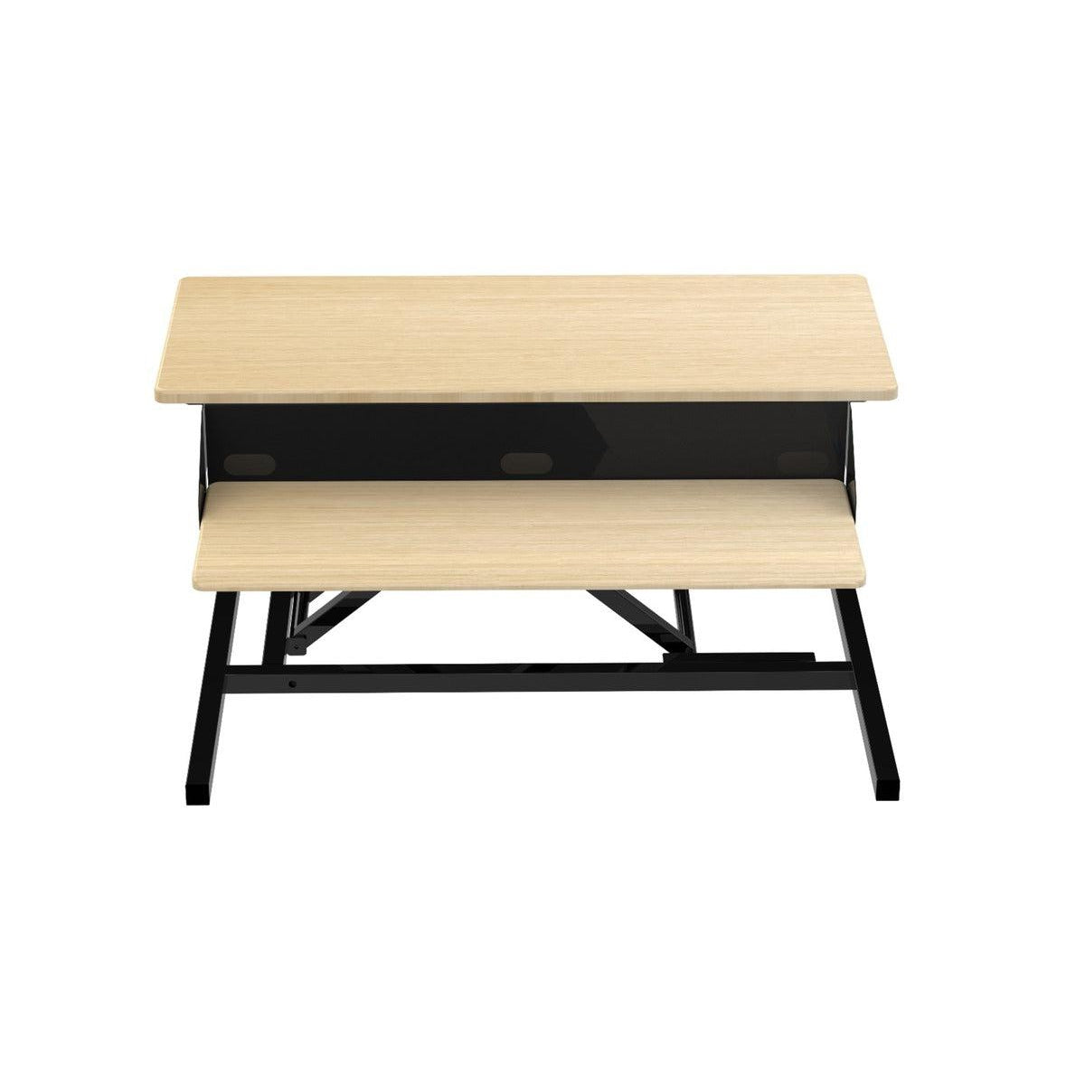 Two-Tier Pneumatic Standing Desk Converter