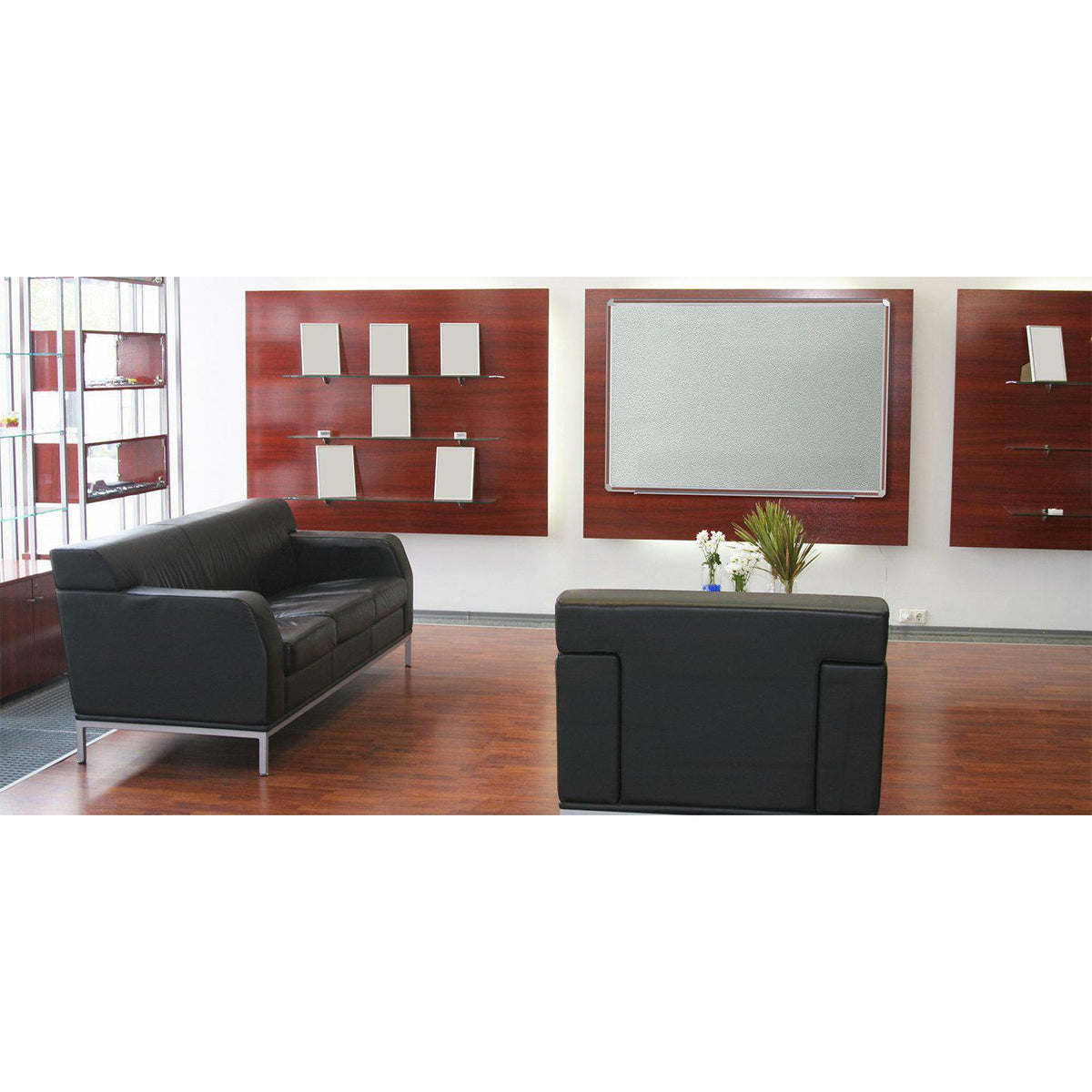 Deco Aurora Vinyl Bulletin Board, 4' H x 10' W