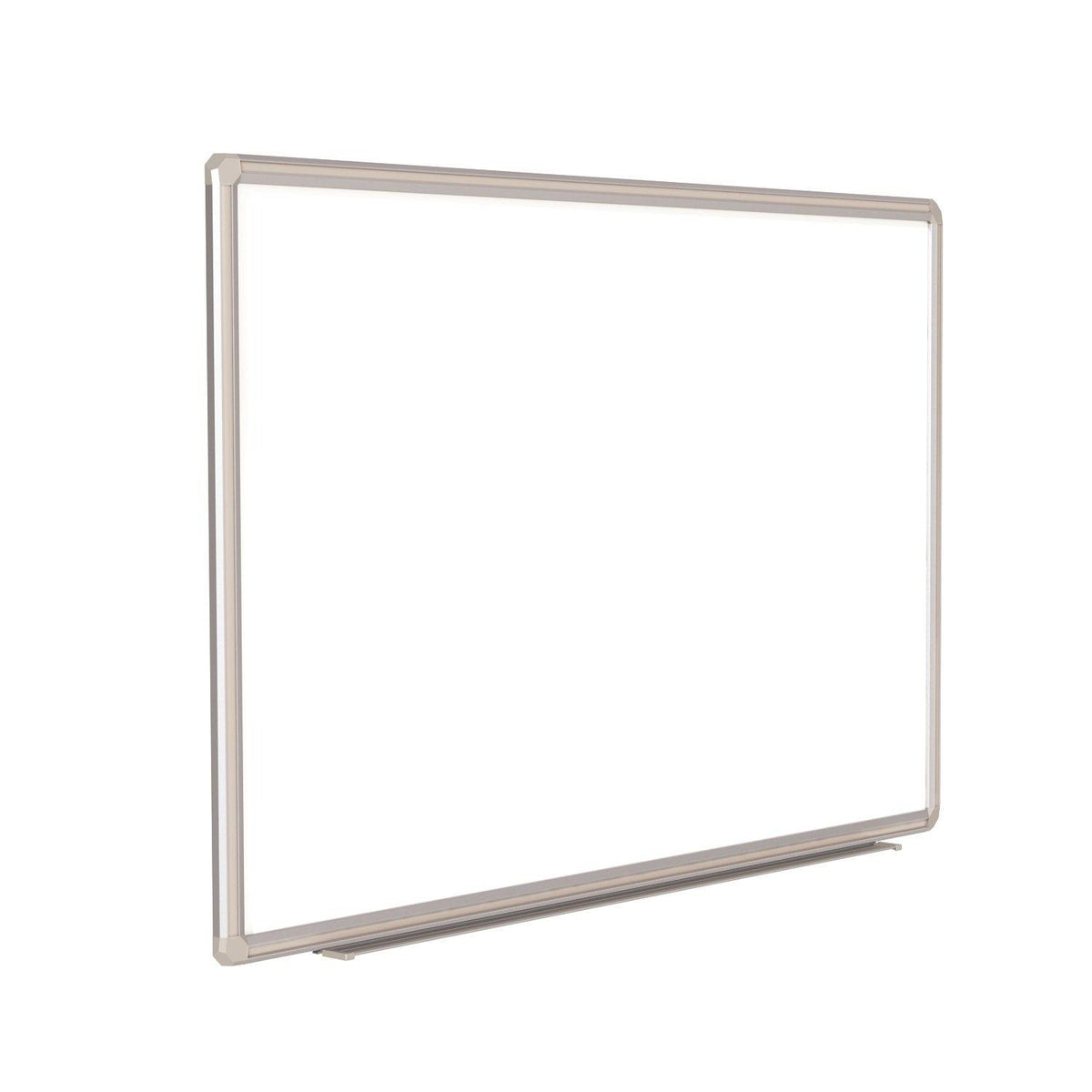 DecoAurora Magnetic Porcelain Whiteboard, 3' H x 4' W