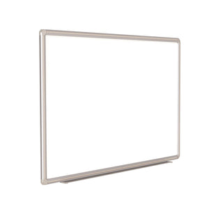 DecoAurora Magnetic Porcelain Whiteboard, 4' H x 4' W