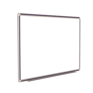 DecoAurora Magnetic Porcelain Whiteboard, 4' H x 4' W
