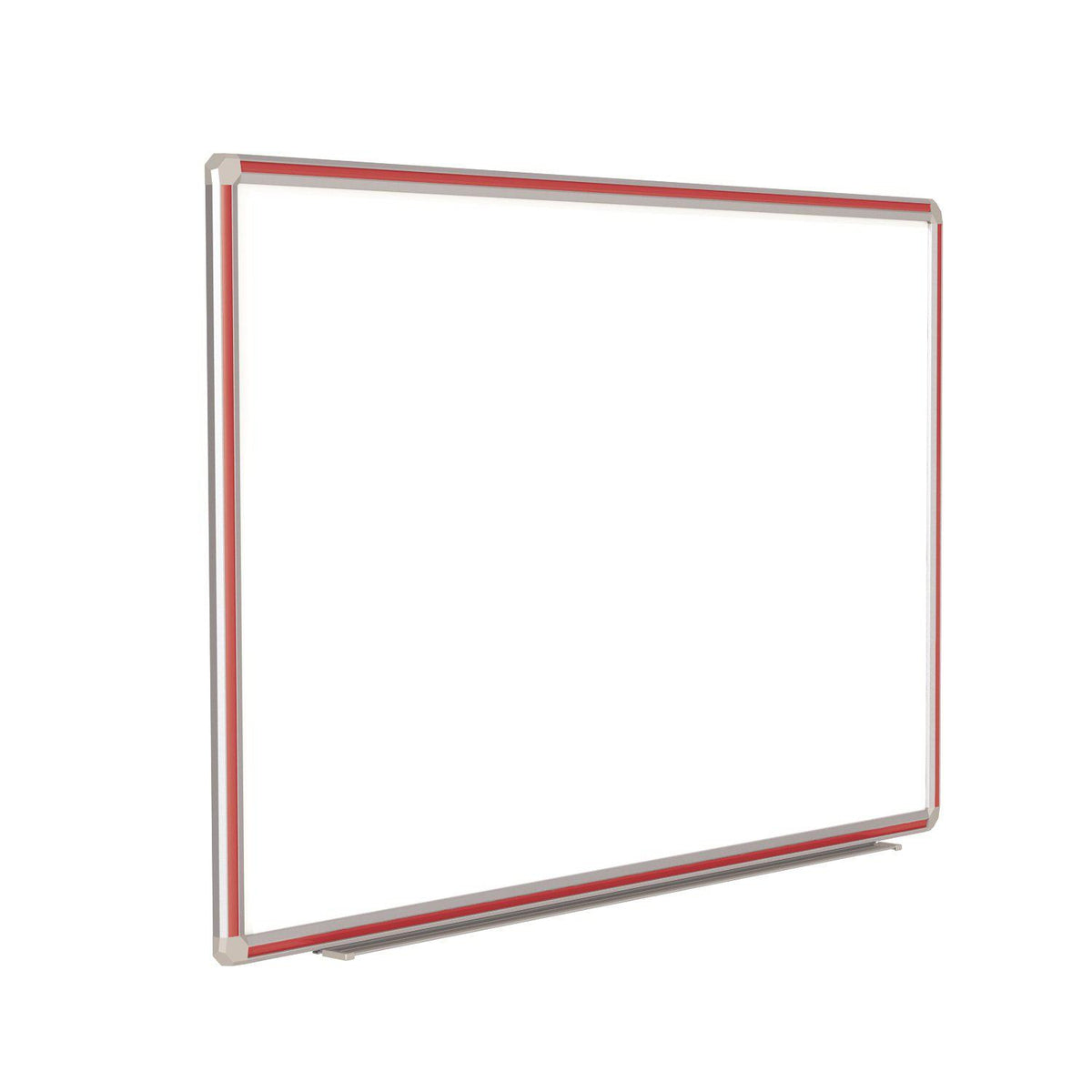 DecoAurora Magnetic Porcelain Whiteboard, 4' H x 12' W
