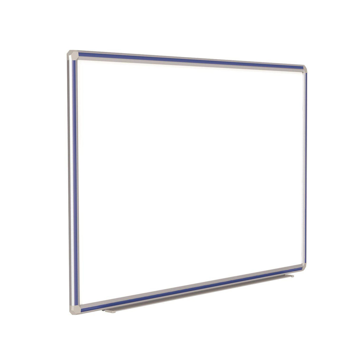 DecoAurora Magnetic Porcelain Whiteboard, 4'  H x 8' W