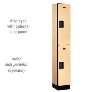 Designer Wood Lockers, 12"-Wide Double Tier, 6 Feet High, 15" Deep-Lockers-1 Wide-Maple-