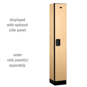 Designer Wood Lockers, 12" Wide Single Tier, 6 Feet High, 15" Deep-Lockers-1 Wide-Maple-